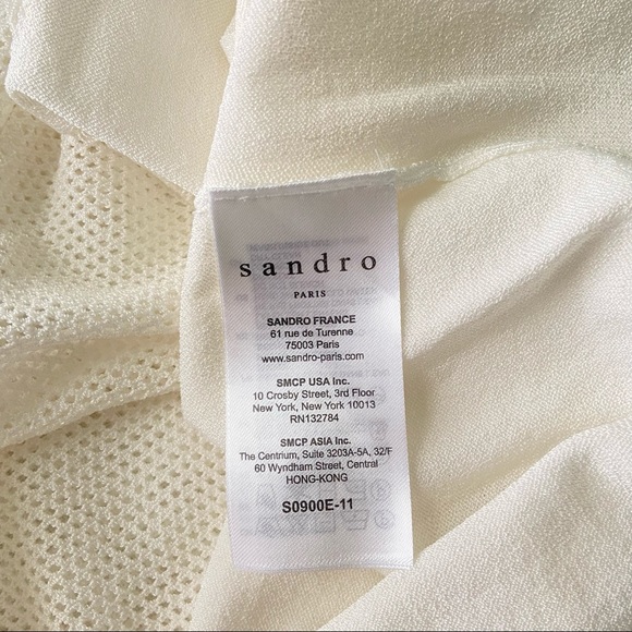 Sandro Mesh Pullover Medium - Picture 7 of 10